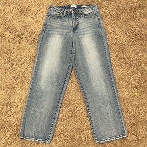 High Rise Straight Jeans